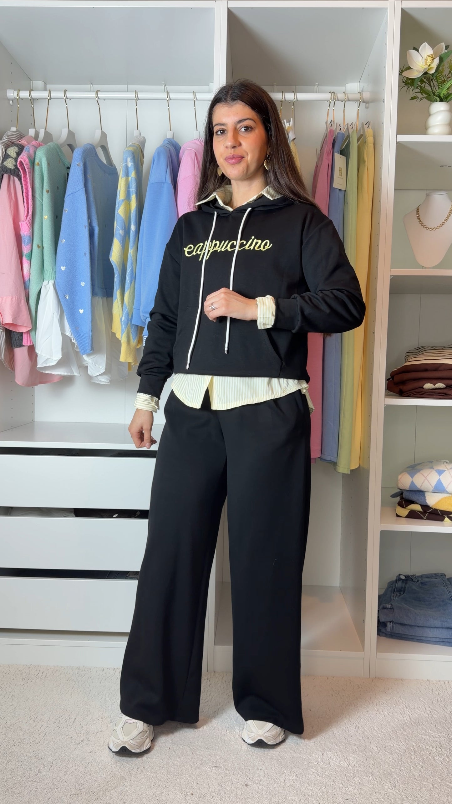 Conjunto fato de treino