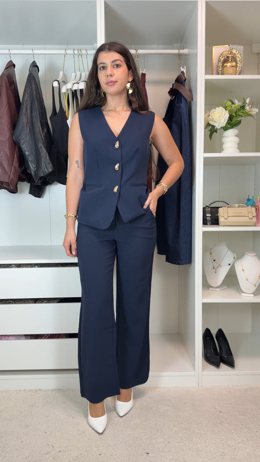 Conjunto de colete Moda Ana