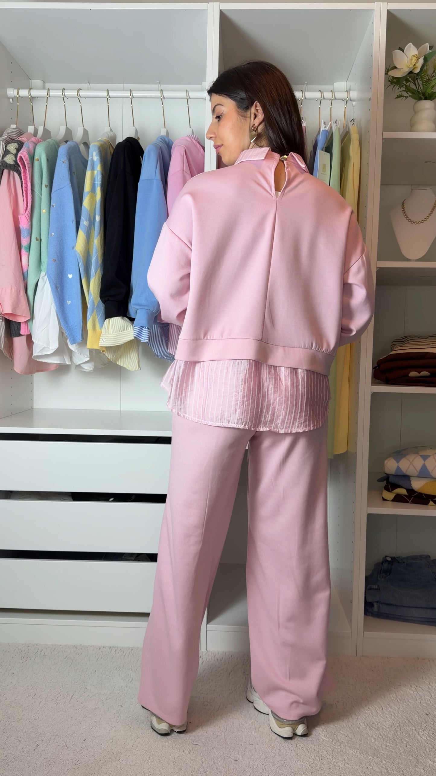 Conjunto fato de treino