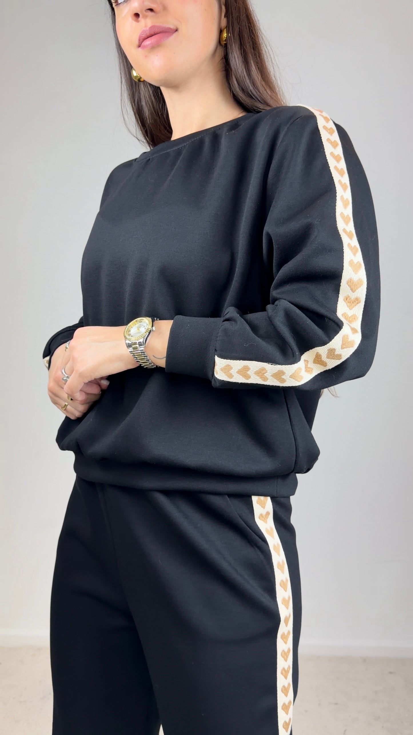 Conjunto fato de treino