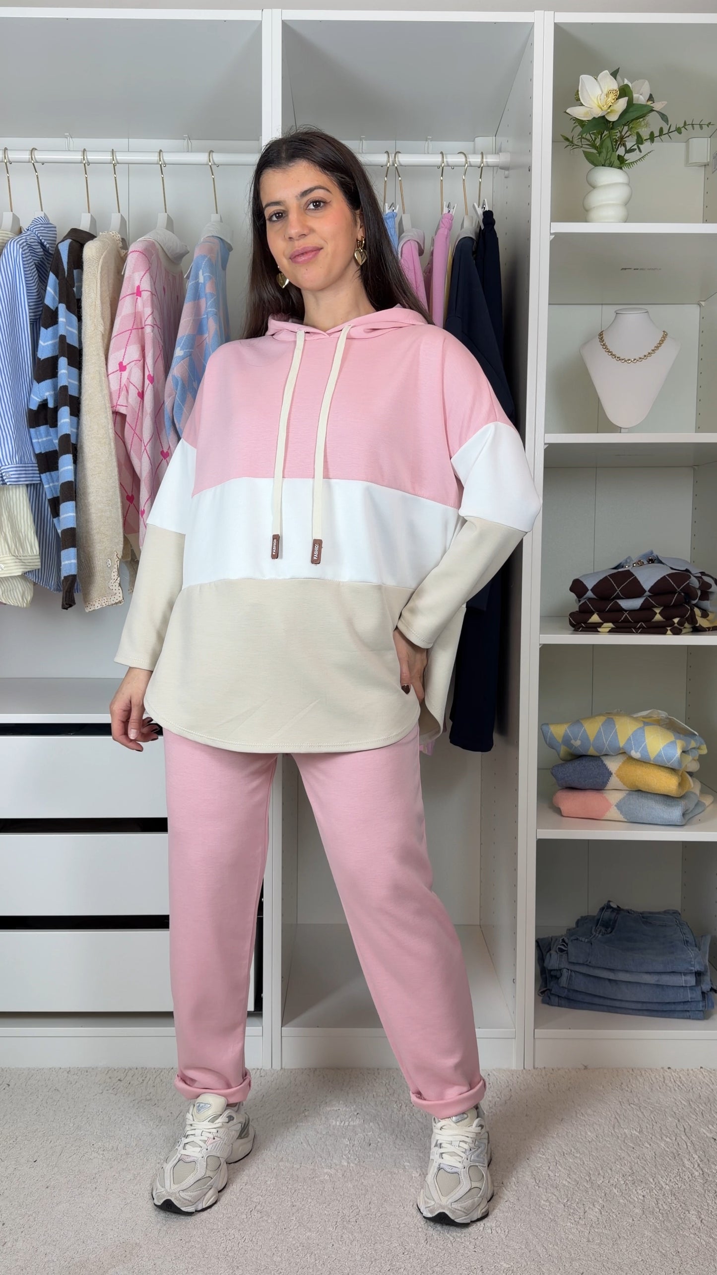 Conjunto fato de treino