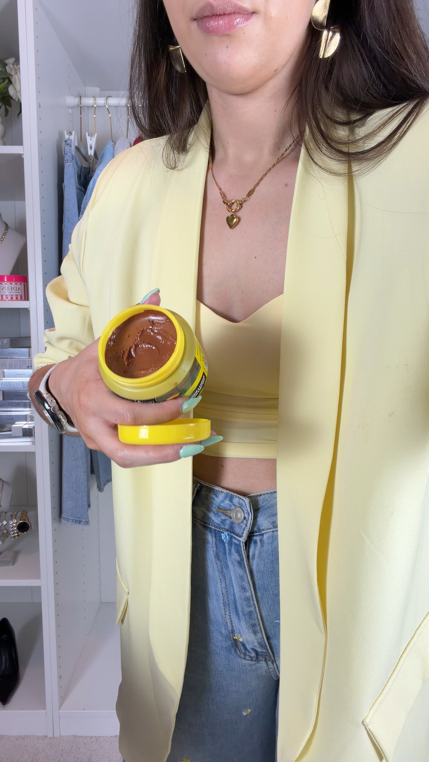 Creme de corpo parafina bronzeadora de cacau