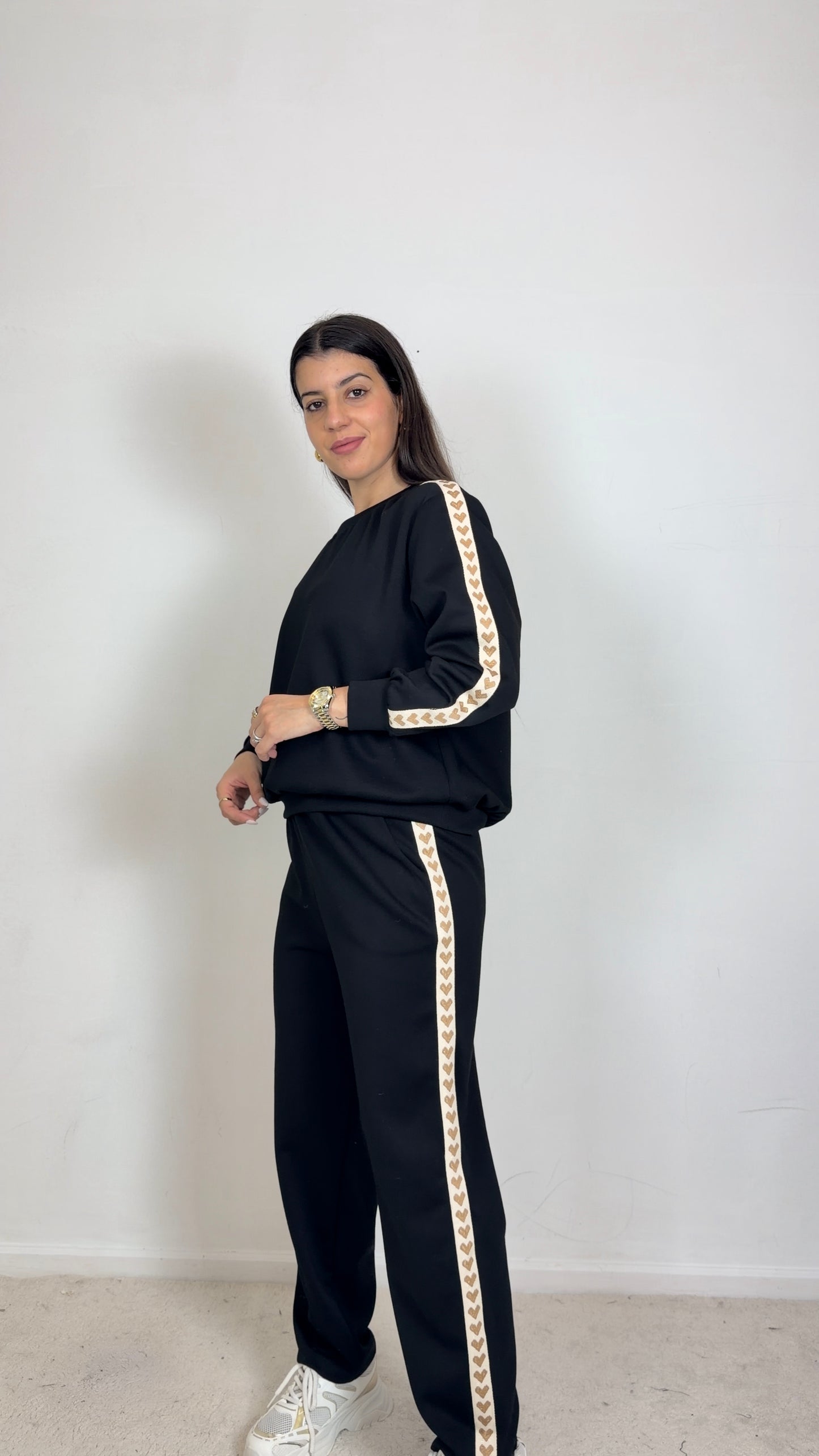 Conjunto fato de treino