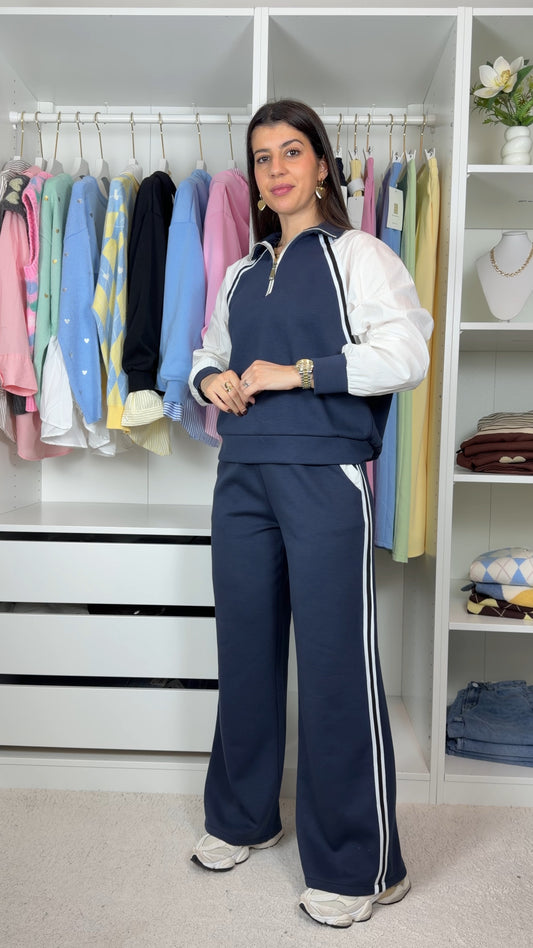 Conjunto fato de treino