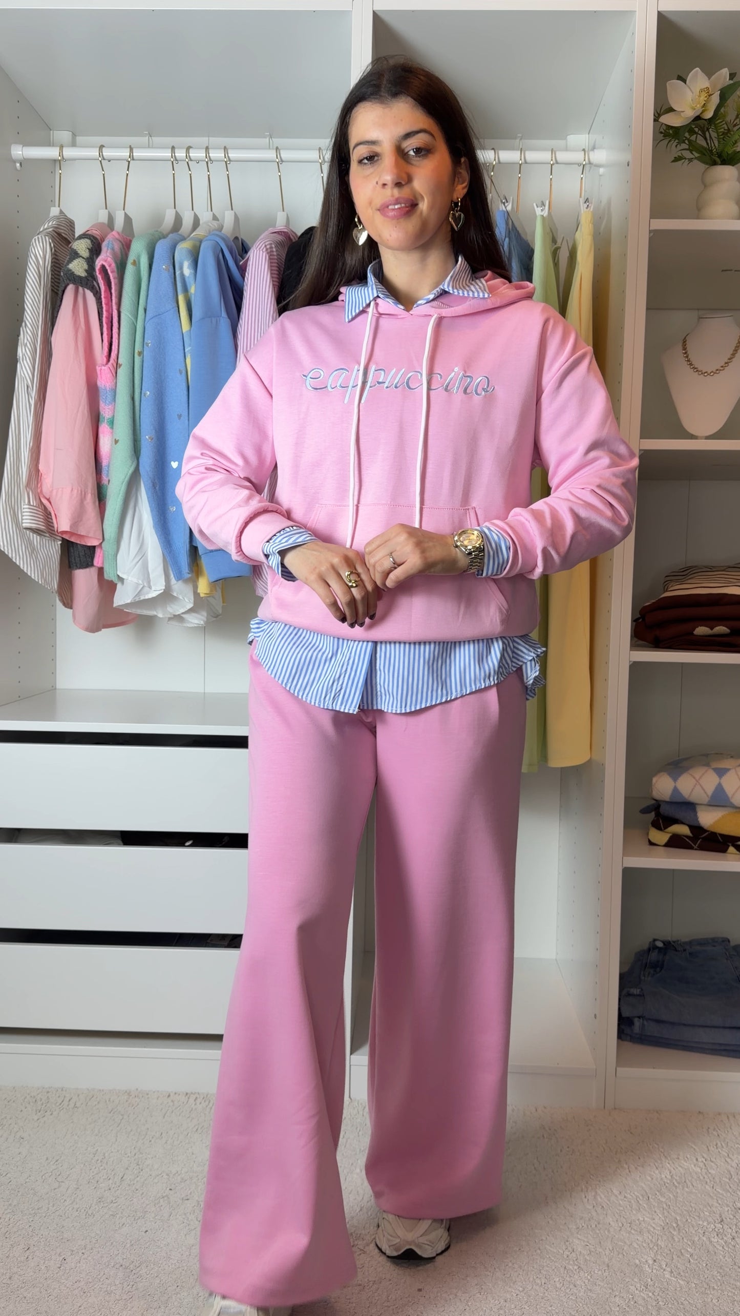 Conjunto fato de treino