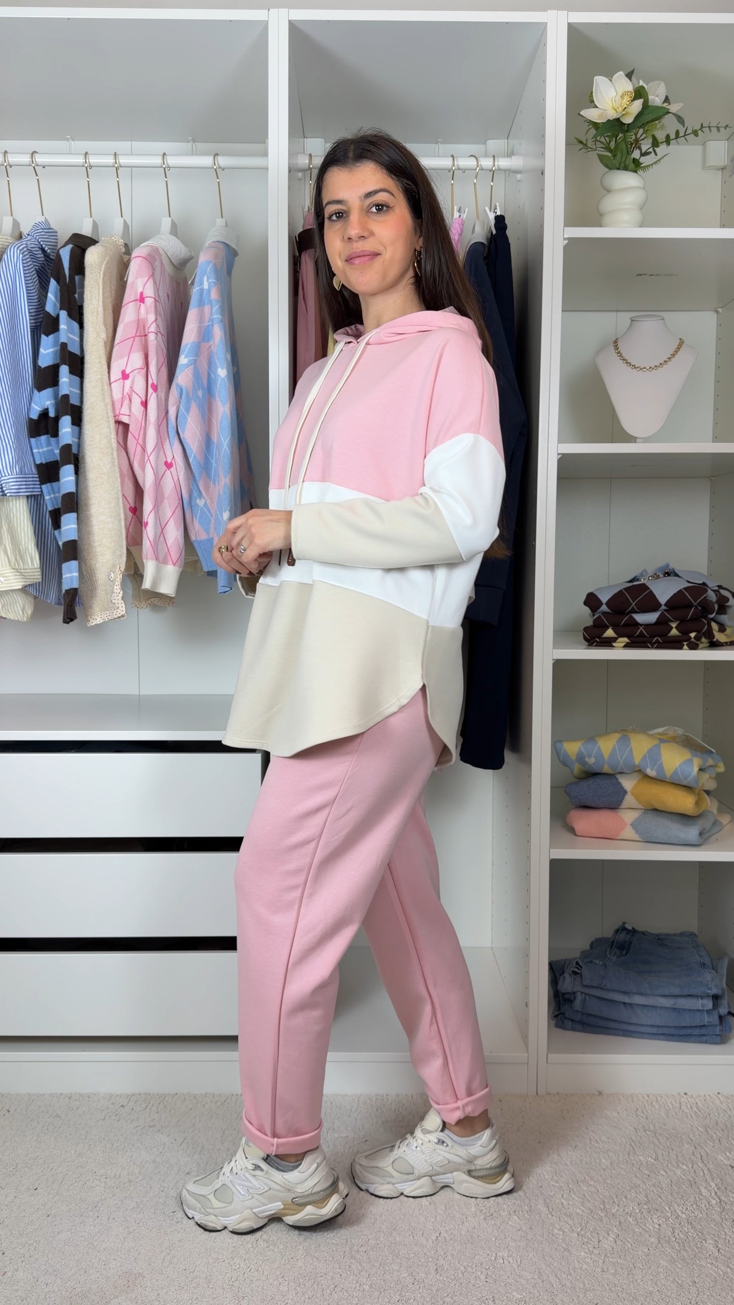 Conjunto fato de treino