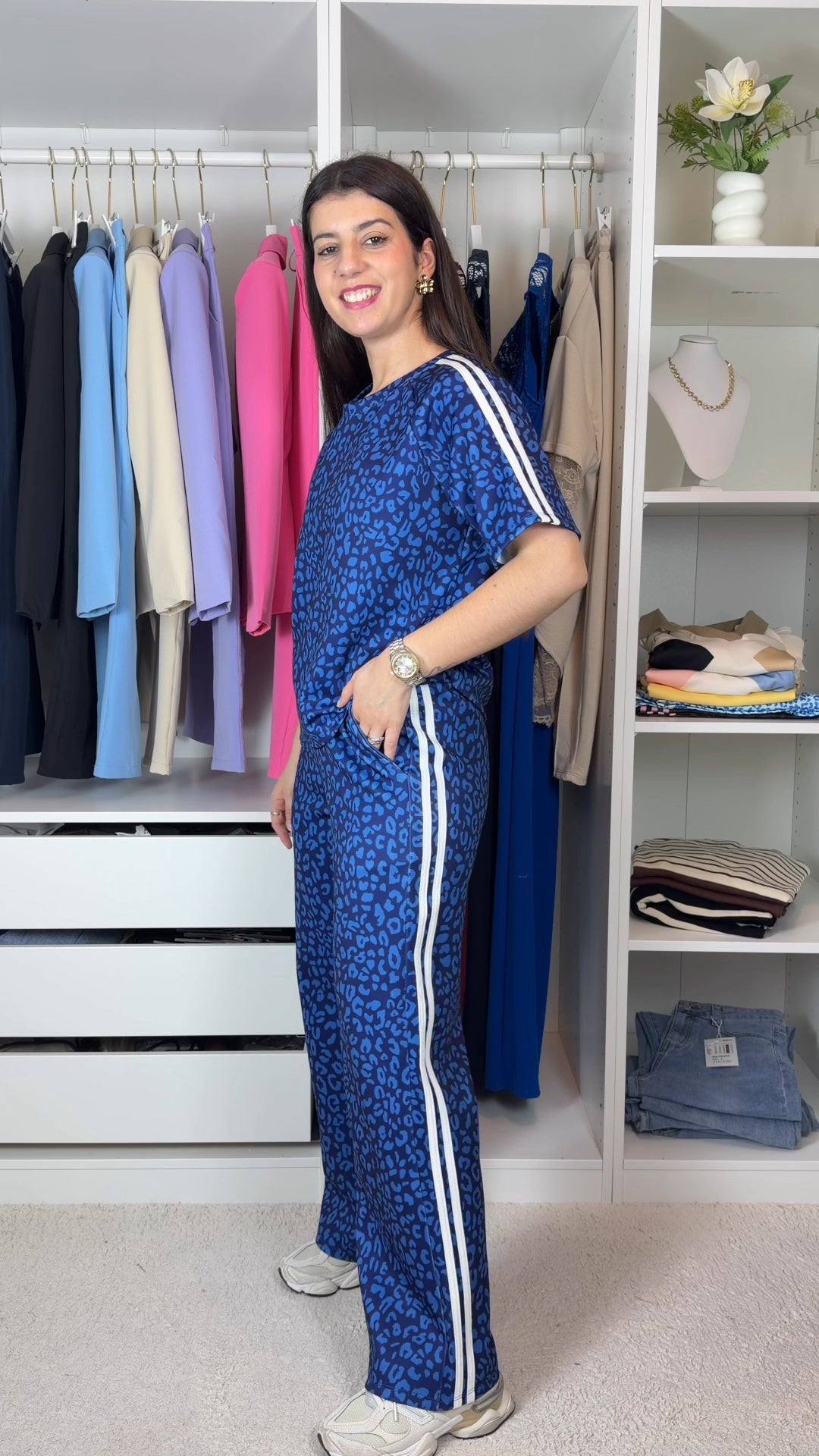 Conjunto fato de treino