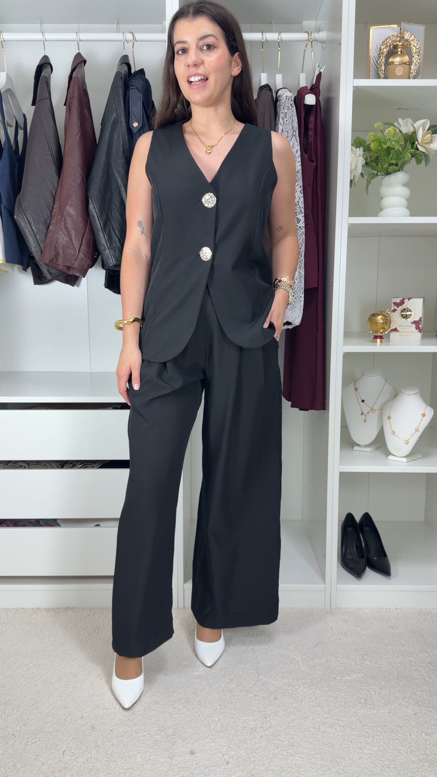 Conjunto com colete