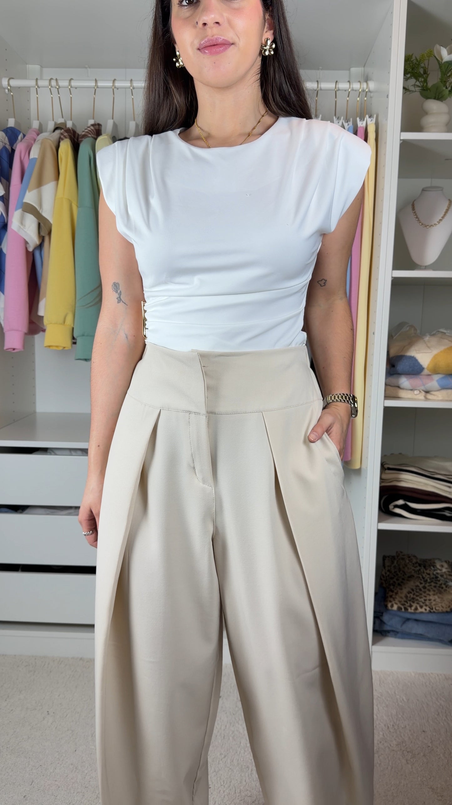 Pantalonas inspiração zara balloon