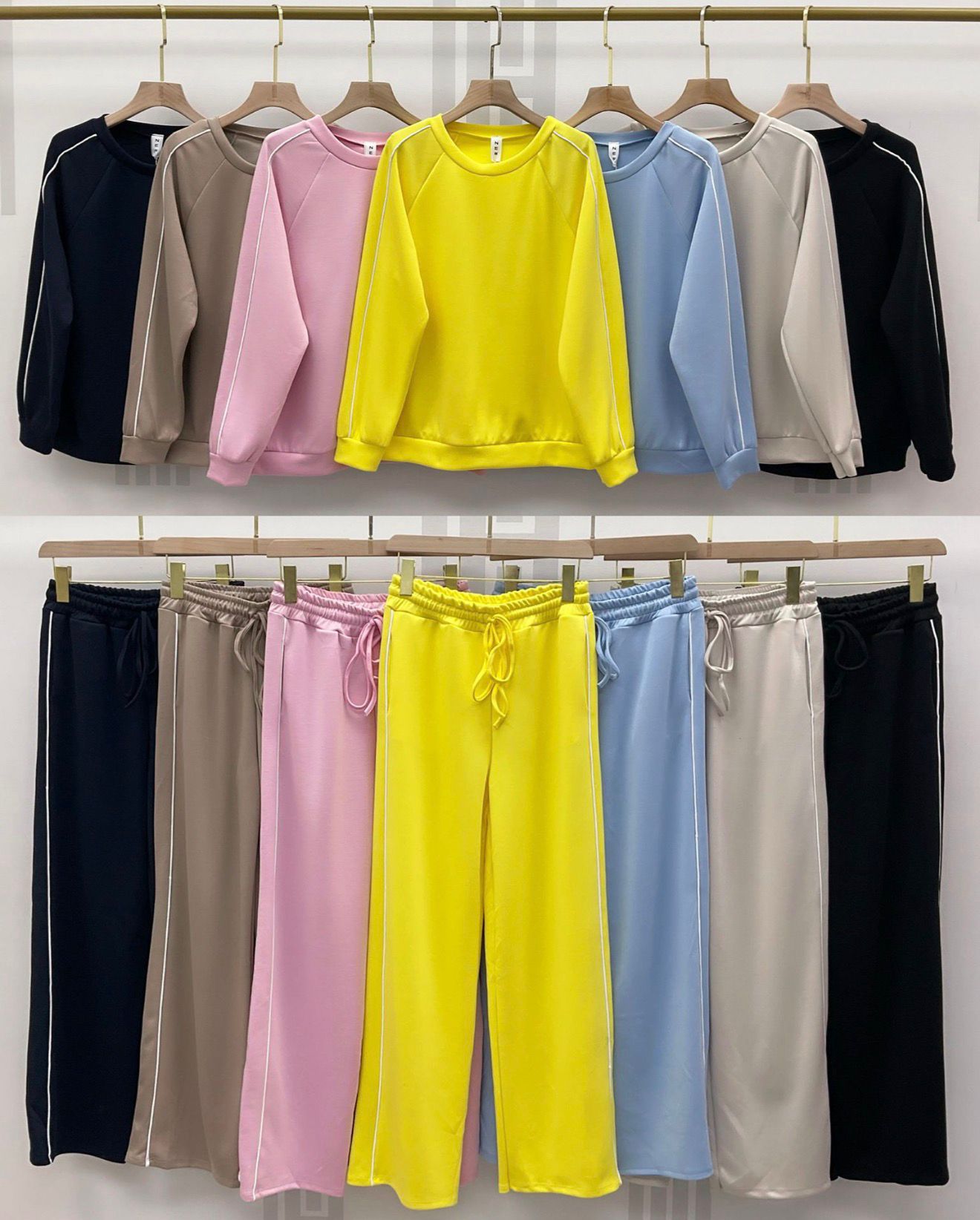 Conjunto fato de treino