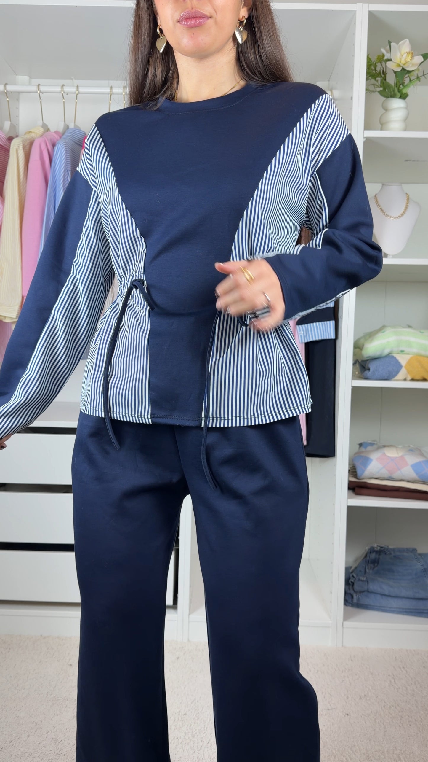 Conjunto fato de treino