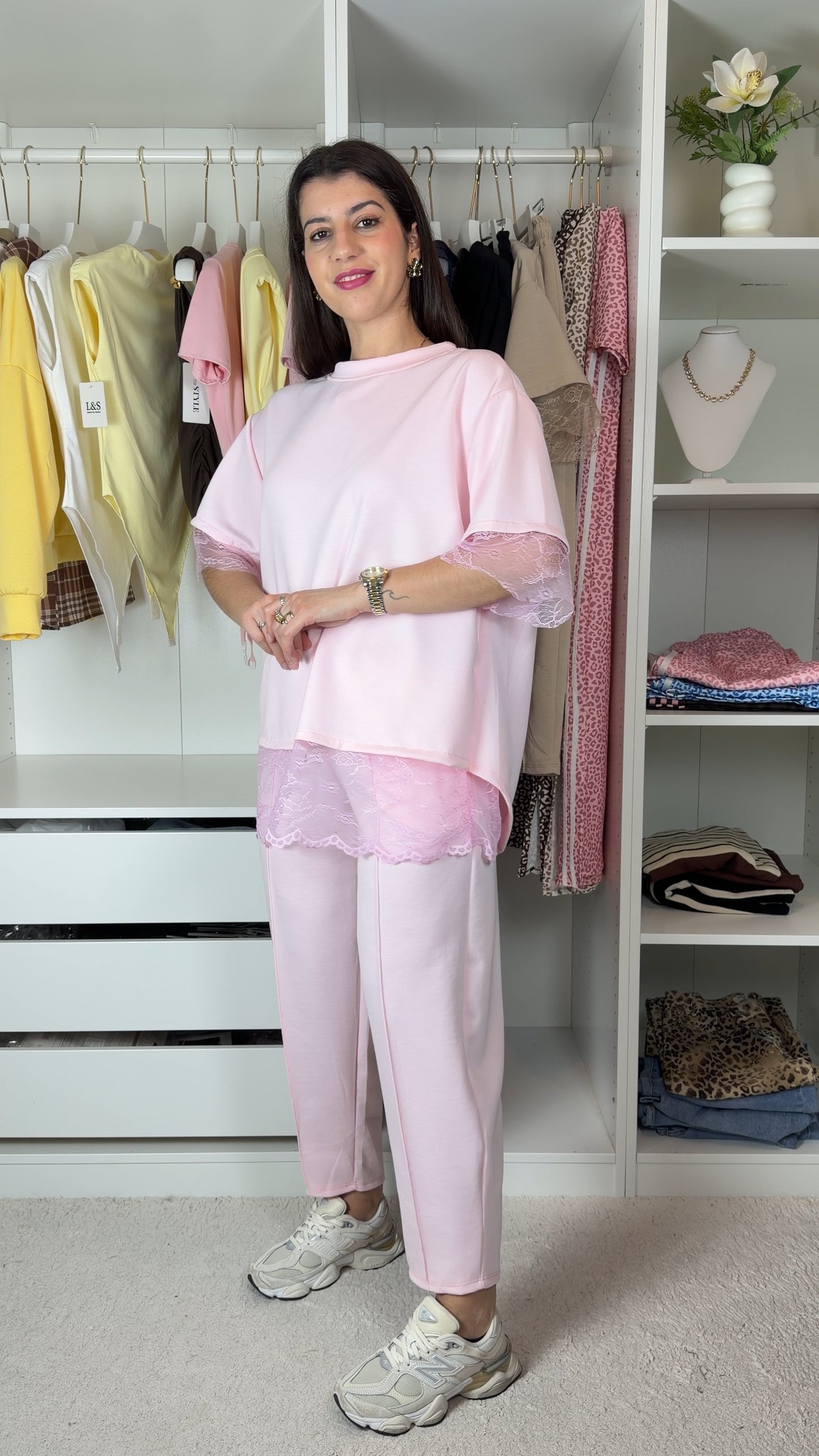 Conjunto fato de treino