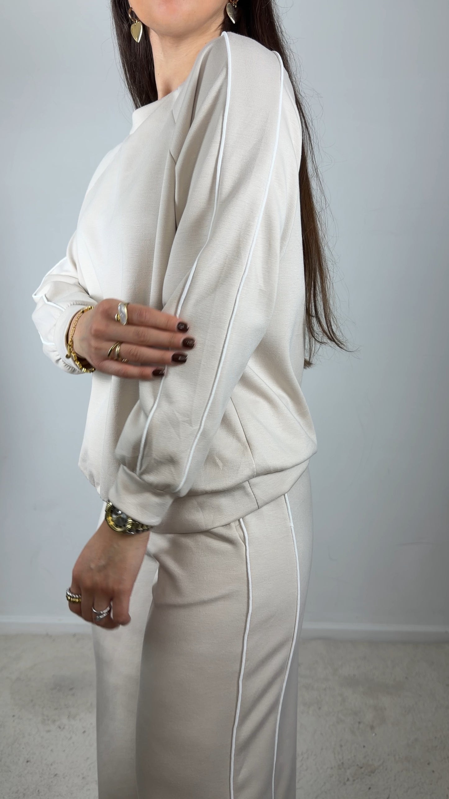 Conjunto fato de treino