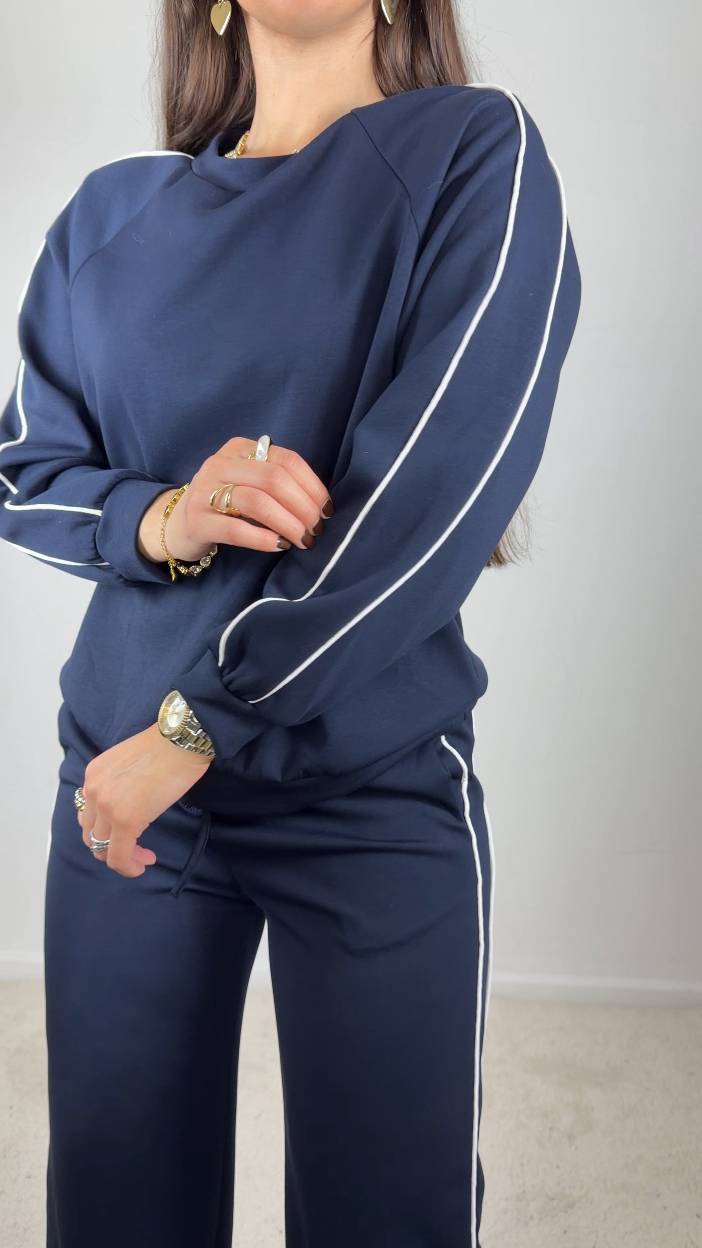 Conjunto fato de treino