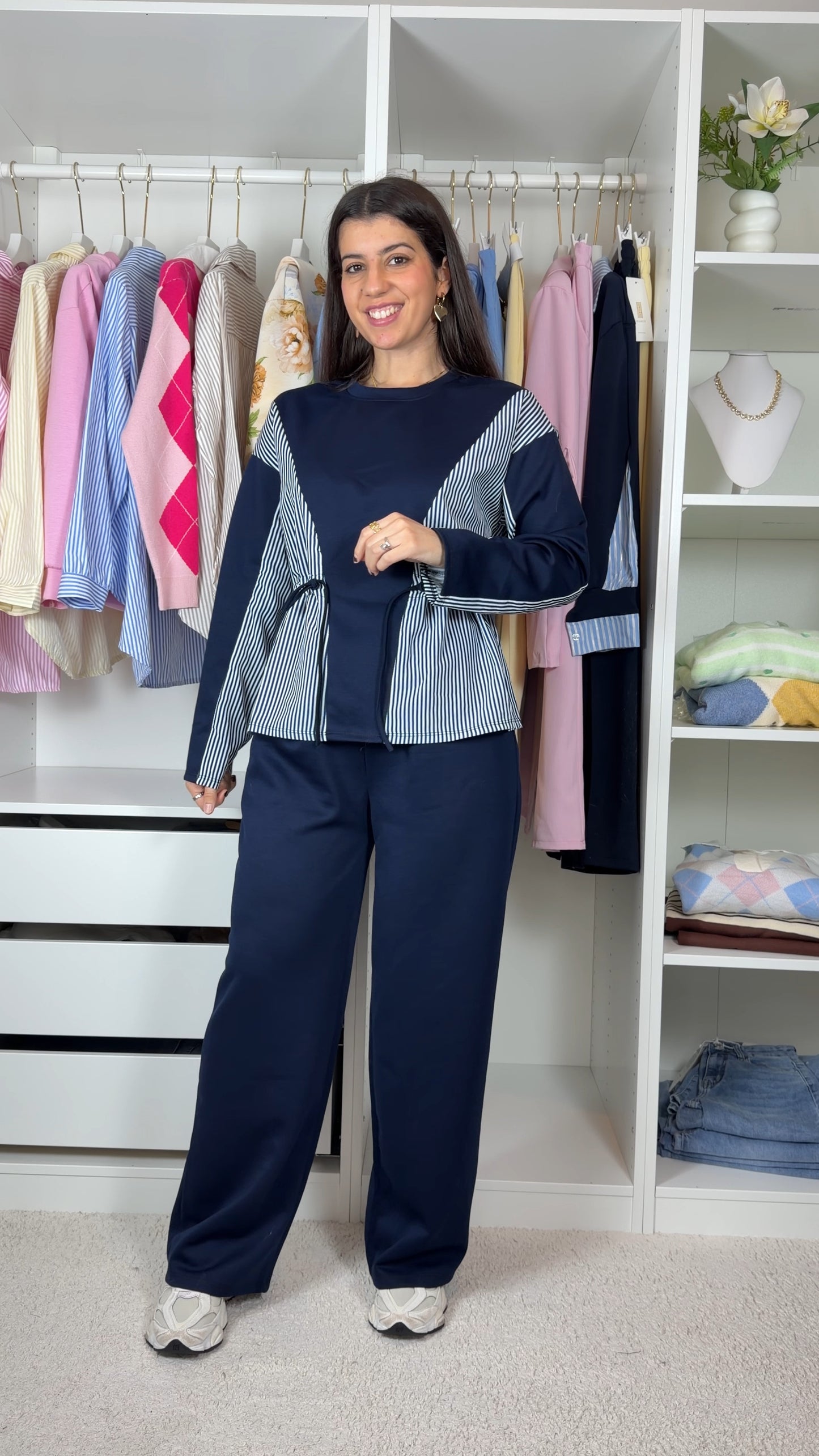 Conjunto fato de treino