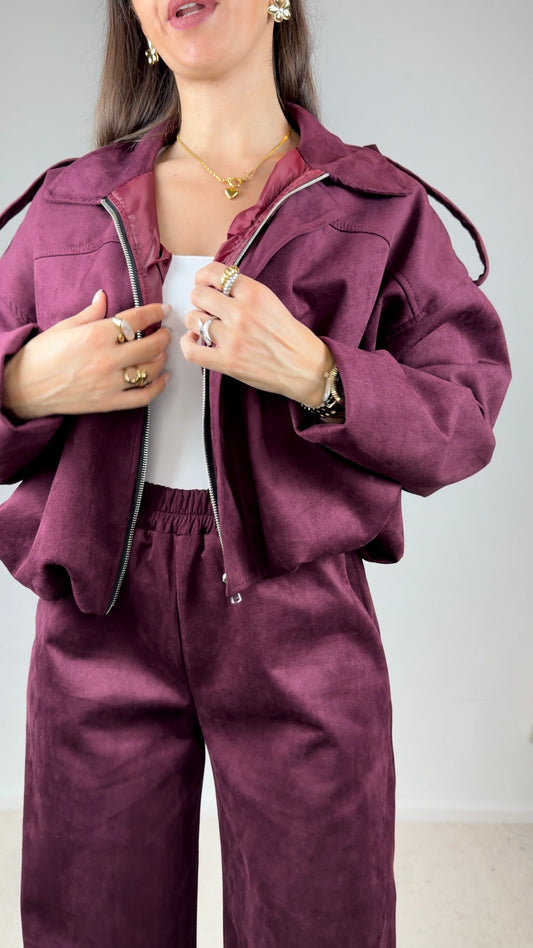 Conjunto inspiração zara em pele de pêssego