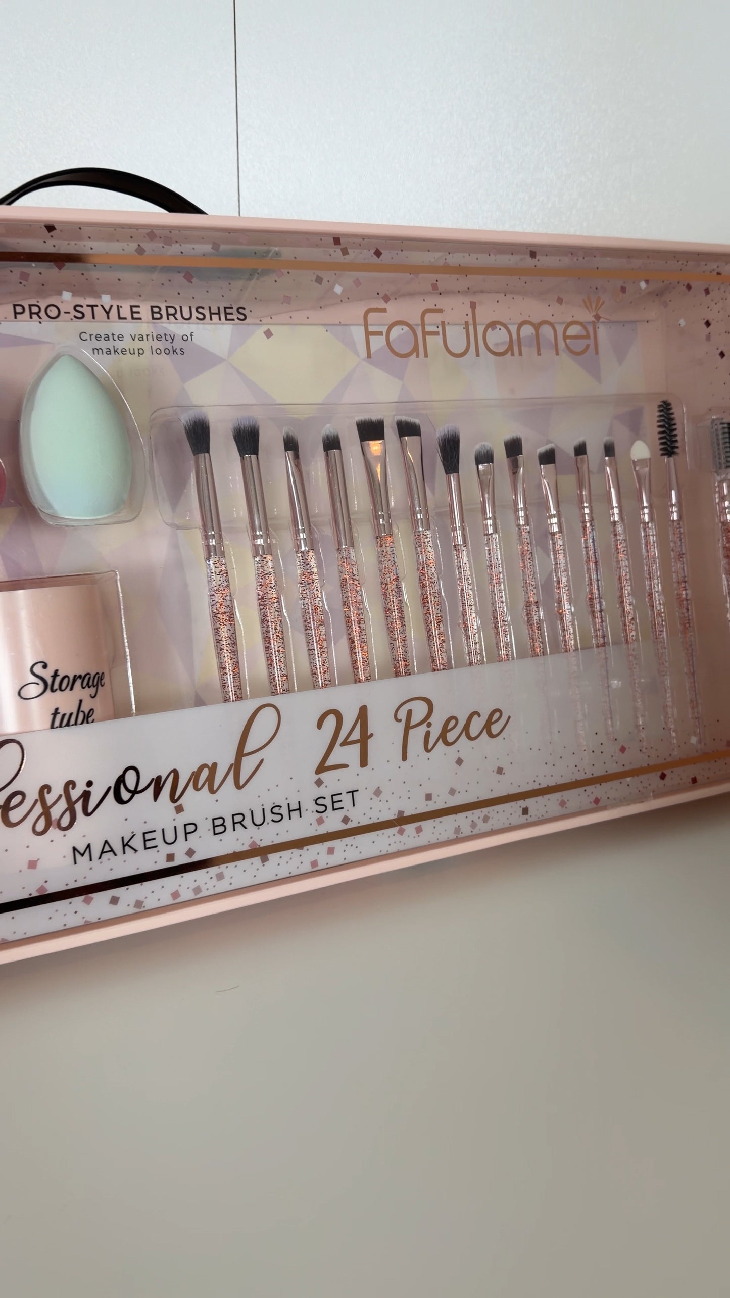 Conjunto profissional de pincéis de maquilhagem ( 24 peças)