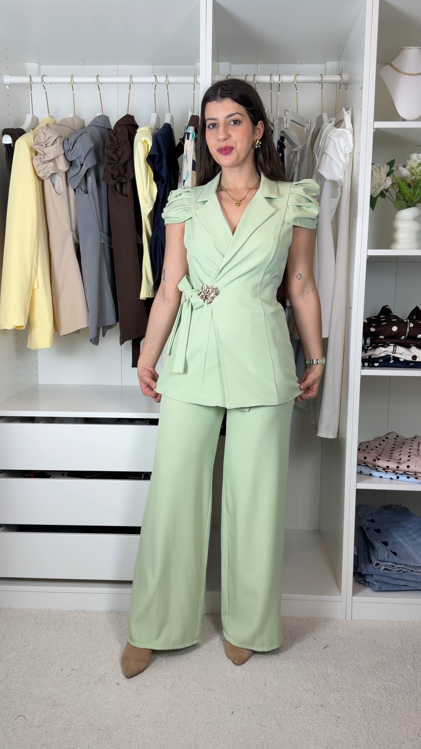 Conjunto com colete