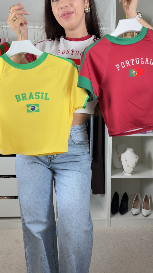 Camisolas da seleção 🇵🇹🇧🇷