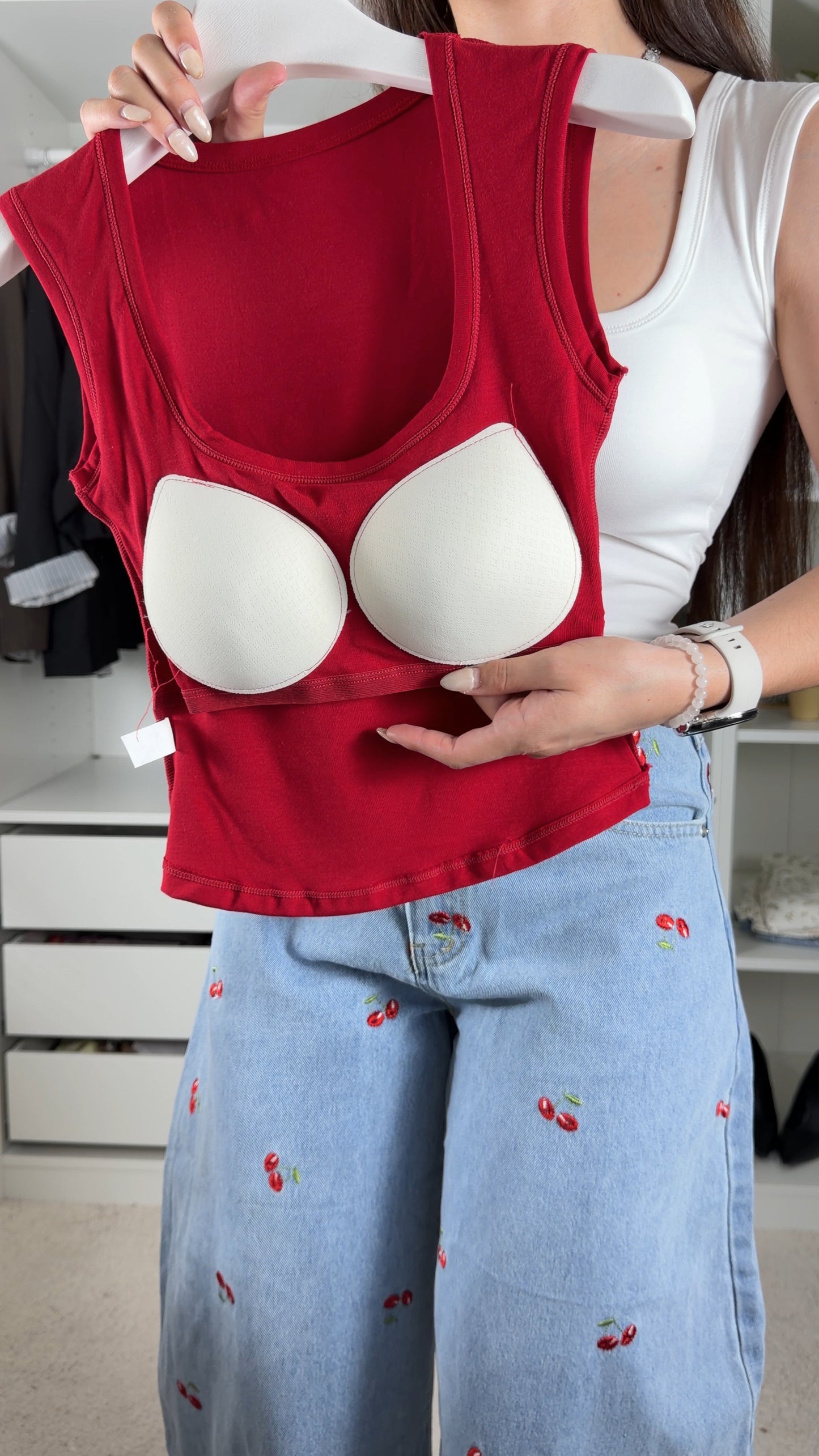 Top mochy com "sutiã " integrado | 95% algodão