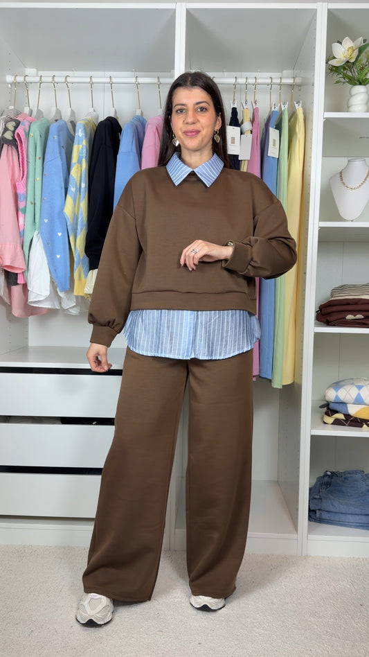 Conjunto fato de treino