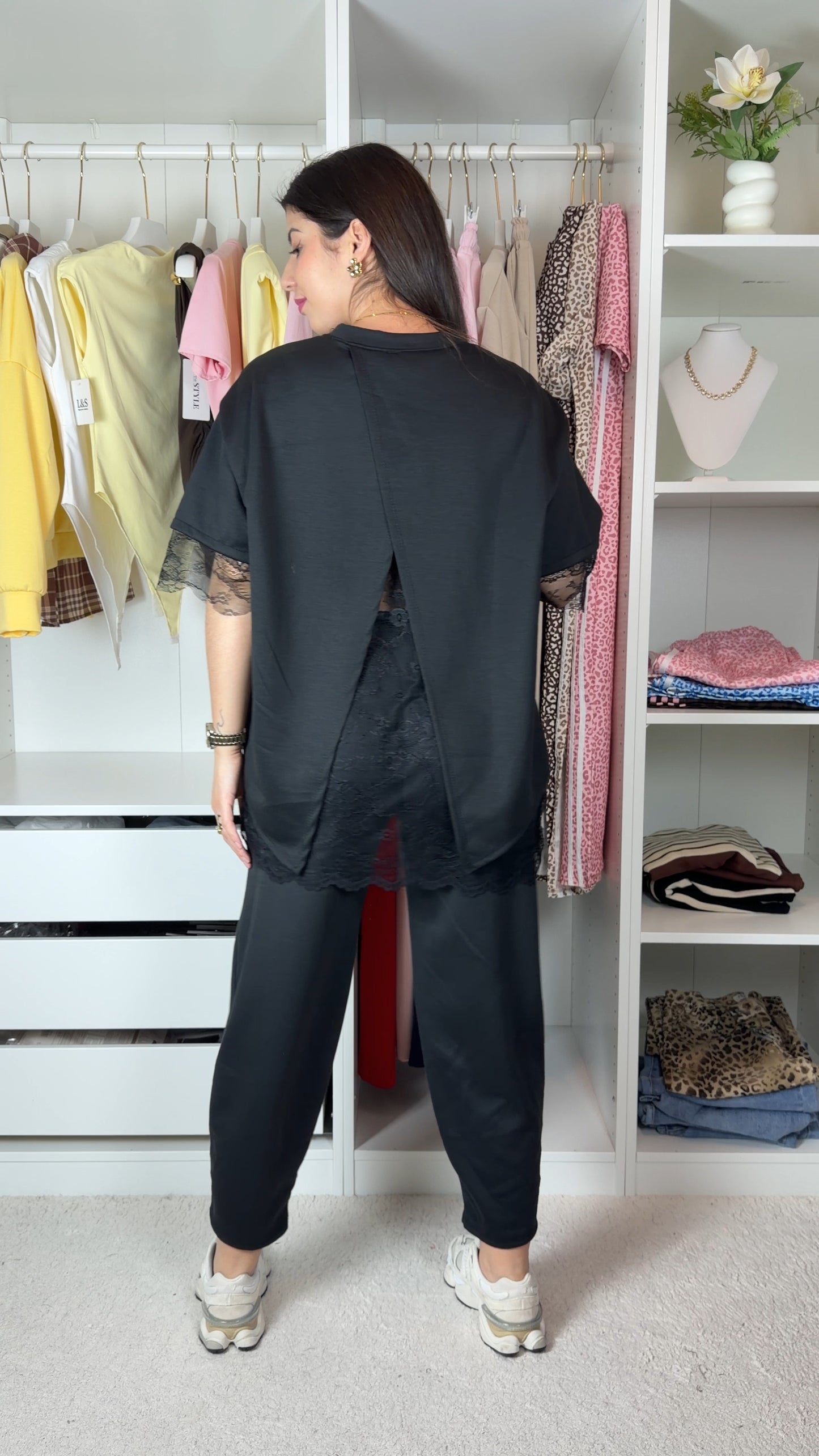 Conjunto fato de treino