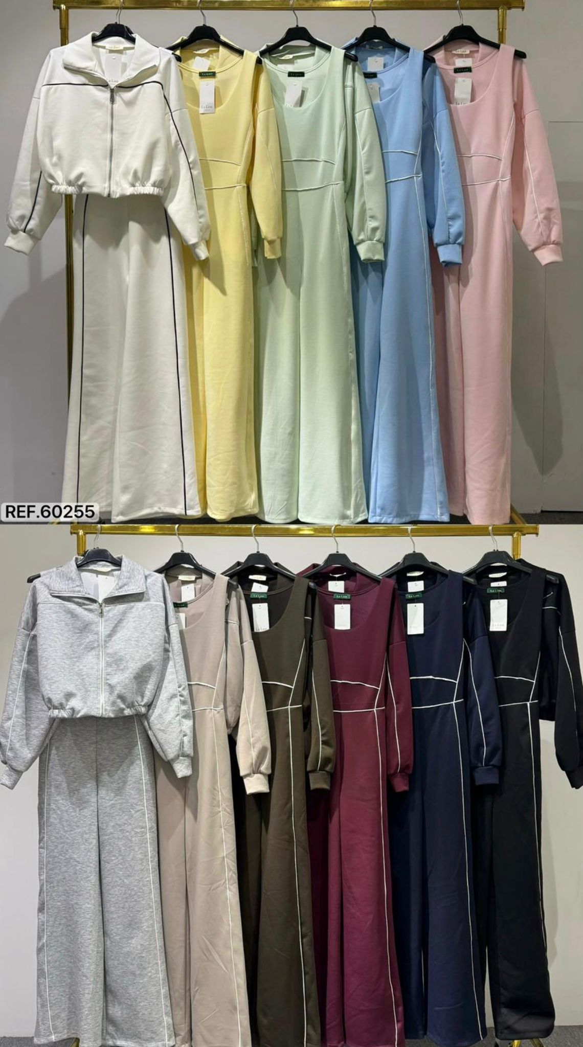 Conjunto de casaco c/ macacão